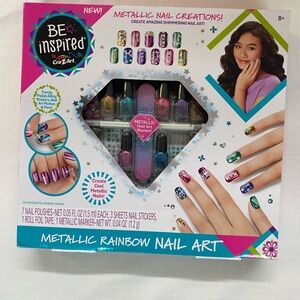 Cra-Z-Art Metallic Rainbow Nail Art Kit for Kids